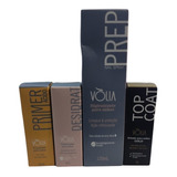 Kit Volia Prep + Primer Acido + Desidrat + Top Coat Vòlia