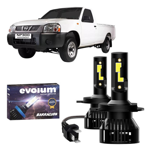 Focos Led H4 Nissan Np300 D22 05-15 Alta Y Baja 11000lm Luz