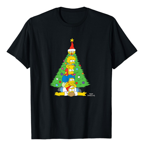 Camiseta Árbol De Navidad De Los Simpson Playera Springfield