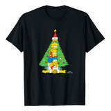 Camiseta Árbol De Navidad De Los Simpson Playera Springfield