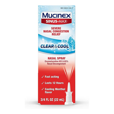Descongestionante Nasal Spray, Mucinex Sinusmax Claro & Cool | Envío gratis