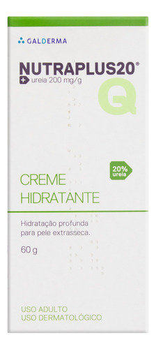  Creme Hidratante Nutraplus 20 Caixa 60g