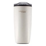 Mug Doble Pared 350ml Acero Inox Blanco Mate