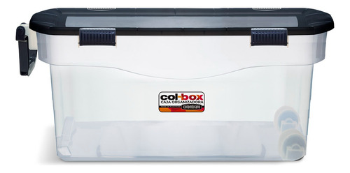 Caja Plástica Megacol Box X 90 Lts Con Ruedas Colombraro