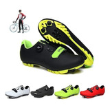 Zapatillas Ciclismo Mtb,zapatilla De Piel De Montaña