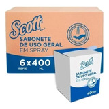 Sabonete Scott Spray Uso Geral 6x400ml Kimberly 