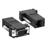 2 Extensores Vga Macho Por Utp Cat5 Cat6 25 Metros