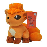 Vulpix Pelúcia Pokémon Original Nintendo 23cm Ninetales Fogo