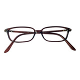 Lente Óptico Gucci Gg2459 Rectangle Burdeo Transparente 50mm