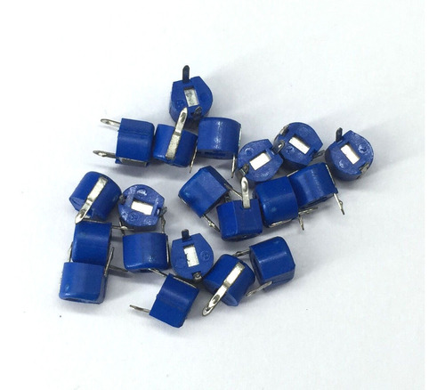5 Capacitores Variable Trimer Azul (3 A 10 Pf)