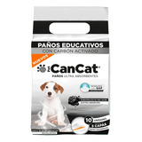 Paños Pañales Entrenamiento X10 Carbon Activado Cancat 60x60