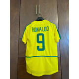Jersey Fútbol Retro Brasil Mundial 02 Corea Ronaldo Fenomeno