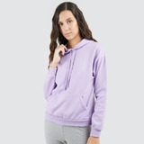 Hoodie Mujer Ostu  Morado Poliéster 40060128-40119