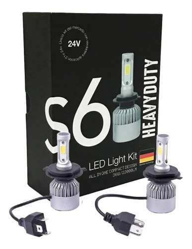 Kit Cree Led H1 H3 H4 H11 22000lm Camiones 24v Heavy Duty