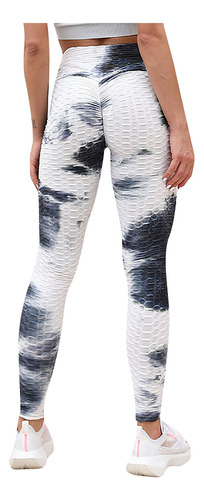 Pantalones Anudados Para Yoga Con Tinta Para Mujer X, Delgad