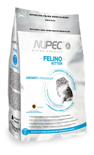 Nupec Felino 1.5 Kg Kitten Gatito Gato Cachorro Nuevo