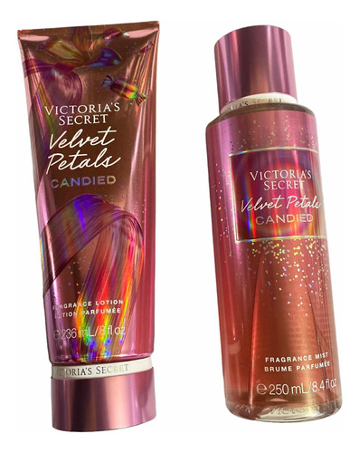 Duo Fragancia Crema Velvet Petals Candied Victorias Secret