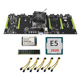 Placa Base Minera Eth79-x5b Btc Con Cpu E5 2620+ssd 128g+8