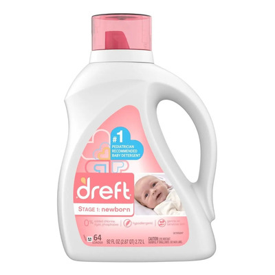 Detergente Dreft Concentrado Para Bebe 64ld 2,72lt | Envío gratis