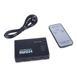 Splitter Hdmi 3x1 1080p, 3 Entradas, Control Remoto