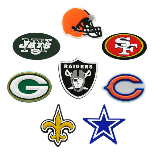 32 Pines Broches Nfl Equipos Para Gorras Ropa Y Accesorios