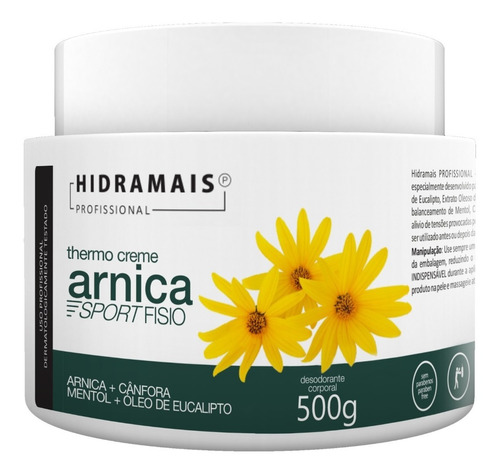 Thermo Creme Hidramais Profissional Arnica Sports Fisio