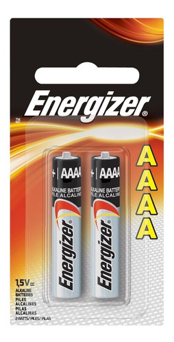 Pila Energizer Aaaa 1.5 Volts Pack X2 - Factura A / B