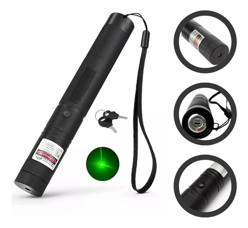 Caneta Laser Pointer Verde Ultra Forte Alcance 50km Potente