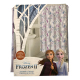 Cortina Baño Infantil Diseño Frozen Ducha Niñas Impermeable