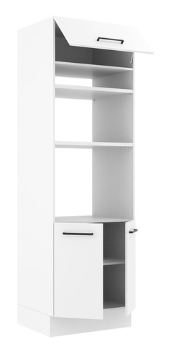 Mueble Alacena Madesa Agata 70 Cm 3 Puertas Color Blanco