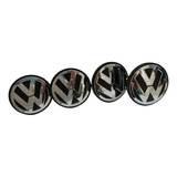 4 Tapon Centro De Rin Vw 65mm Bora, Beetle, Mk6, Mk7, Passat