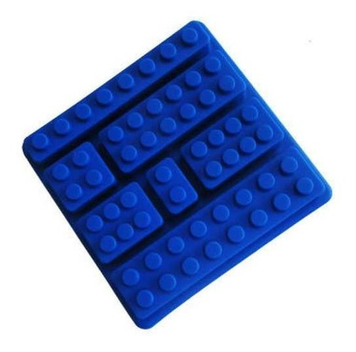 Forma Peças De Lego Molde Silicone Para Gelo Ou Chocolate