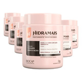  Kit 6 Cremes Para Massagem Pimenta Negra 1kg Hidramais