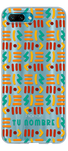 Funda Para Honor Tribal Étnico Abstracto Con Nombre