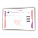 Recetario Médico 1000 ½ Carta Color Bond Diseño Gratis