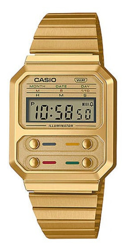 Relógio Casio Vintage Illuminator Unissex A100weg-9adf