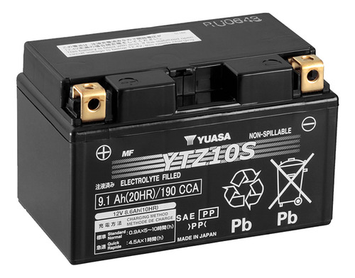 Bateria Yuasa Ytz10s Yamaha Yzf-r1 04/15