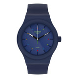 Correa De Plástico Bio-fuente, Azul, 18 Reloj Casual