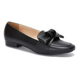 Zapato Flat Piel Negro Andrea Mujer 3194102