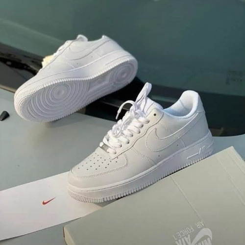 Tenis Nike Air Force One 1 Af1 En Color Blanco Talla 29