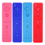 Yosikr Wii Controller 4 Unidades, Control Remoto Wii Con Fun