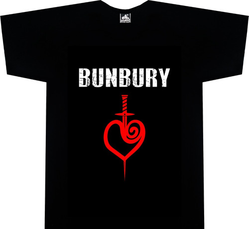 Camiseta Bunbury Rock Metal Tv Tienda Urbanoz