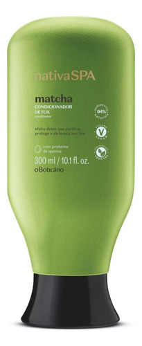 Nativa Spa Condicionador Detox Matcha, 300 Ml