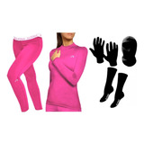 Conjunto Termico Alpina + Guantes + Pasamontaña + Medias Sti