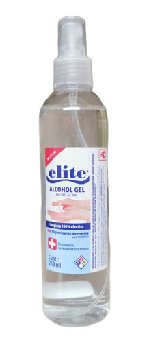Alcohol Gel Elite Spray 70% Sin Enjuague Reg Isp 250 Ml