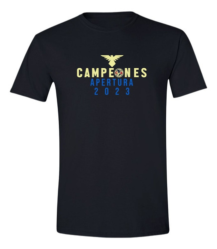 Playera Fútbol Camiseta América Hombre Campeón Ap 2023 4