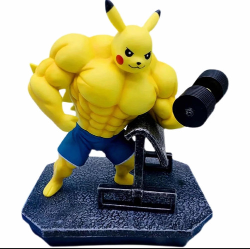 Figura Pikachu Musculoso