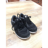 Zapatilla Nene Negra Con Gris Oscuro Nike Talle 13 Us 