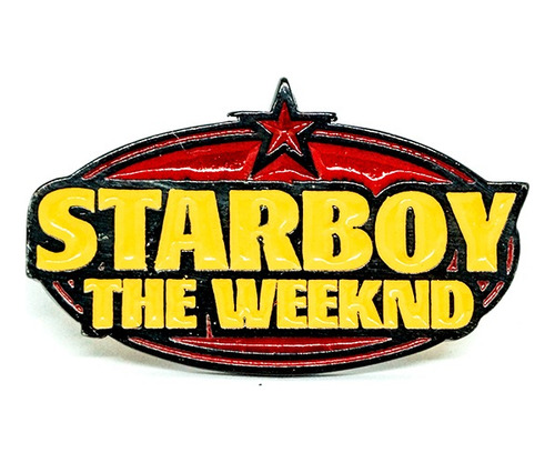 Pin Weeknd Starboy Prendedor Metalico Rock Activity