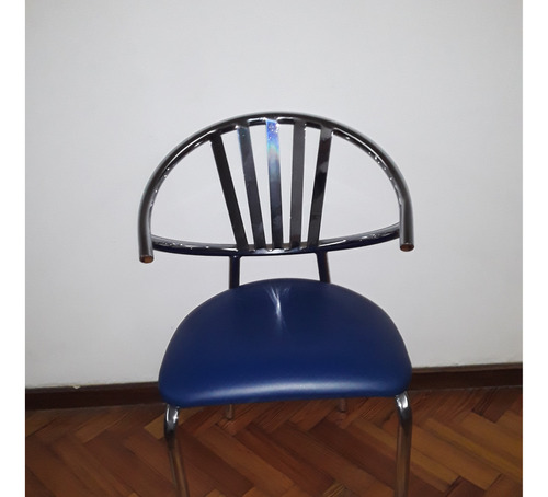 Silla Moderna Respaldo Metal---impecable!!!